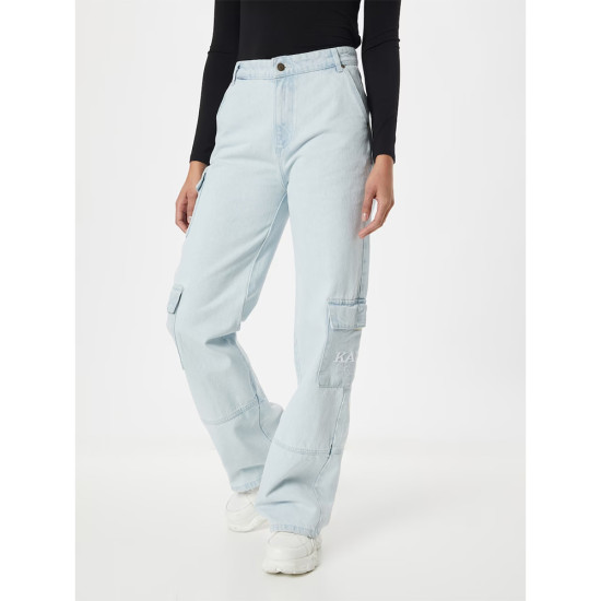 Karl Kani Γυναικείο παντελόνι Serif Cargo Pocket Denim